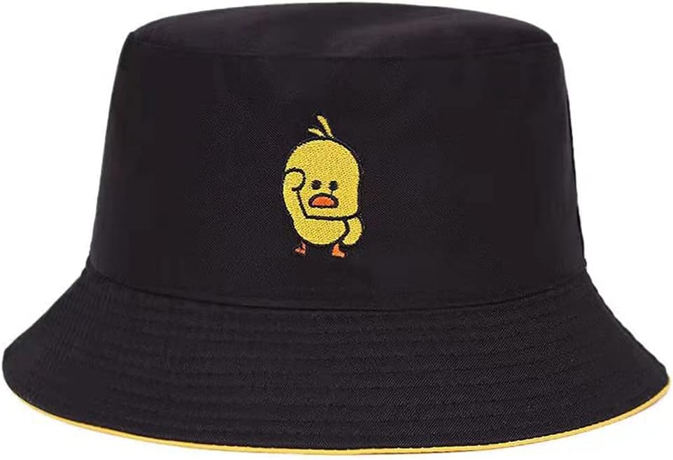 Fischerhut — unisex, bestickt, wendbar
