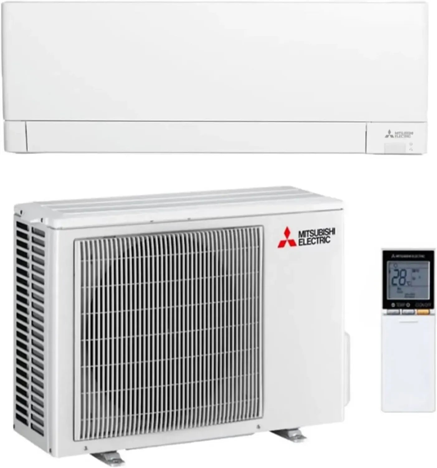 Mitsubishi Klimaanlage 9000 BTU Inverter Wärmepumpe A+++