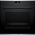 Bosch HBA272BB3 Einbau-Backofen Serie 4, 60x60 cm, Pyrolyse, LED Touch, 3D-Heißluft, 10 Programme, Hydrolyse-Hilfe, Schnellaufheizung, Schwarz